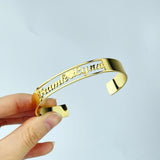 Dainty Name Bracelet Stainless Steel Couple Personalized Jewelry