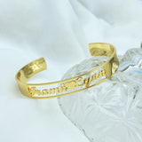 Dainty Name Bracelet Stainless Steel Couple Personalized Jewelry