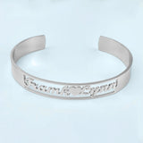 Dainty Name Bracelet Stainless Steel Couple Personalized Jewelry