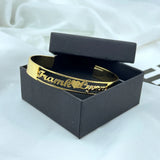 Dainty Name Bracelet Stainless Steel Couple Personalized Jewelry