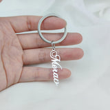 Personalized First Name Charm Key Chain - Family Christmas Gift