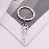 Personalized First Name Charm Key Chain - Family Christmas Gift