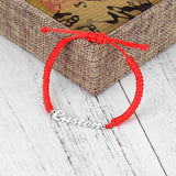 Personalized Name Bracelet Stainless Steel Pendant Couple Gift