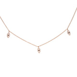 Tiny Evil Eye CZ Necklace 925 Silver for Women