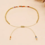 Rainbow Crystal Friendship Bracelet for Women Girls