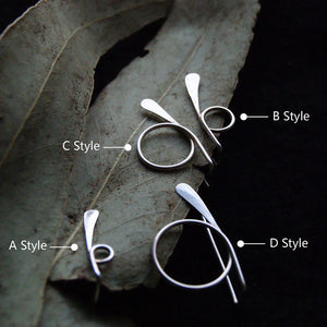 Dainty Circle Earrings 14k Filled Punk Oorbellen Minimalist Earrings
