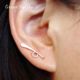 Dainty Circle Earrings 14k Filled Punk Oorbellen Minimalist Earrings