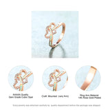 Opal Stone Engagement Ring Classic Rose Wedding Rings For Women