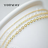 Plated Brass Cable Chains 1-3mm Sizes (#LK-106) 1 Meter