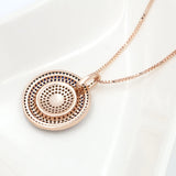 Dainty CZ Evil Eye Pendant Necklace for Women
