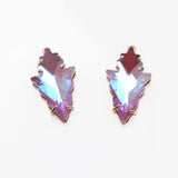 Gradient Leaf Charms Pendants for Jewelry Making 16*27mm
