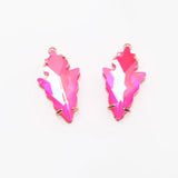 Gradient Leaf Charms Pendants for Jewelry Making 16*27mm