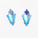 Gradient Leaf Charms Pendants for Jewelry Making 16*27mm
