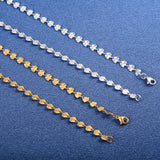 Stainless Steel Heart Link Chain Choker Necklace for Women