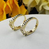 Hawaiian Plumeria Flower CZ Zircon Wedding Band for Men or Women