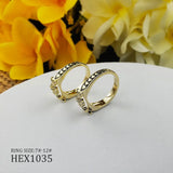 Hawaiian Plumeria Flower CZ Zircon Wedding Band for Men or Women