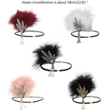 Feather Tassel Hair Hoop Party Headpiece