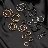 Dainty Hoop Earrings, Stainless Steel, 11mm, 20mm, 25mm