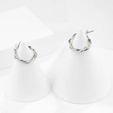 Dainty Hoop Earrings 925 Sterling Silver Womens Party Boho Jewellery