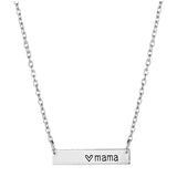 Dainty Mama Bar Necklace - Mothers Day Gift