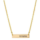 Dainty Mama Bar Necklace - Mothers Day Gift