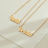 Personalized Name Necklace, Minimalist Stainless Steel Jewelry