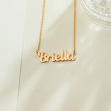 Personalized Name Necklace, Minimalist Stainless Steel Jewelry