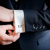 Personalized Initial Letter Charm Cufflinks for Women