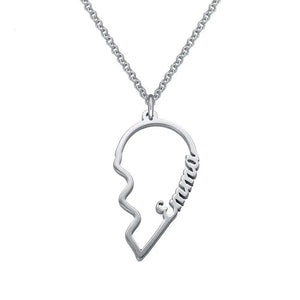 Customized Double Name Choker Necklaces for Couples