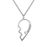 Customized Double Name Choker Necklaces for Couples