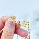 Personalized Multi-Name Pendant Necklace for Women Stainless Steel Jewelry