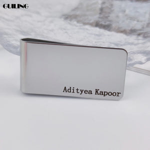 Personalized Logo Money Buckle Bill Clip