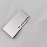 Personalized Logo Money Buckle Bill Clip