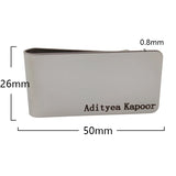 Personalized Logo Money Buckle Bill Clip