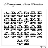 Personalized Monogram Letter Name Cufflinks for Men