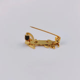 Personalized Name Brooch Lapel Pins Stainless Steel Nameplate Pendant