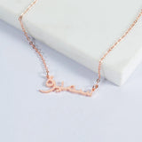 Personalized Arabic Name Necklace Stainless Steel Ethnic Jewelry