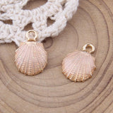 100pcs Colorful Shell Charms Pendant DIY Jewelry