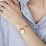 Daisy Sun Flower Bracelet Yellow Chrysanthemum Inlaid Jewelry