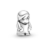 Daisy Flower Bee Girl Boy Tree butterfly Bow Locket Charm 925 Sterling Beads