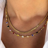 Daisy Flower Clavicle Chain Necklace Butterfly Pearl Choker