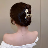 Daisy Flower Clip Sexy High-end Hairpin Female Shark Clip Plate
