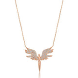Daisy Silver Michael Angel Necklace 925 Sterling