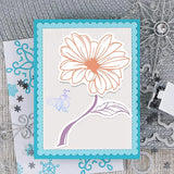 Daisy and Bee Cutting Dies & Silicone Stamps Set - DIY Scrapbook Card Making