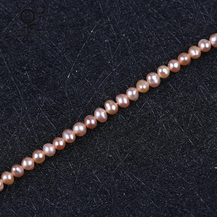 Daking AA Natural Pink Loose Pearl Strand Jewelry