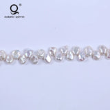 Daking Jewelry Flower Shape Keshi Pearl Beads Strands