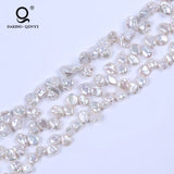 Daking Jewelry Flower Shape Keshi Pearl Beads Strands
