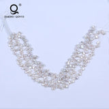 Daking Jewelry Flower Shape Keshi Pearl Beads Strands
