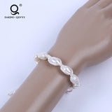Daking Jewelry Freshwater Pearl Beaded Bracelet