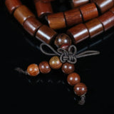 Dark Red Dalbergia Cochinchinensis Beaded Bracelet 6x8mm